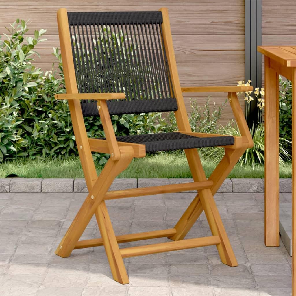 VidaXL Chaise de jardin bois d'acacia  