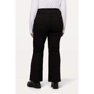 Ulla Popken Pantaloni Softshell idrorepellente con linguetta a strappo e paraneve  