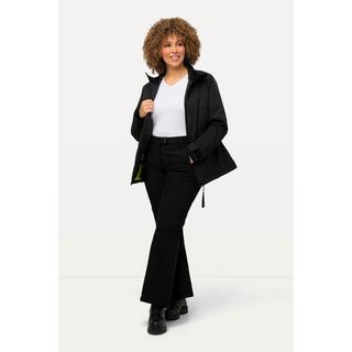 Ulla Popken Pantaloni Softshell idrorepellente con linguetta a strappo e paraneve  