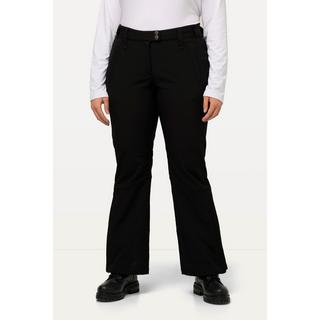 Ulla Popken Pantaloni Softshell idrorepellente con linguetta a strappo e paraneve  