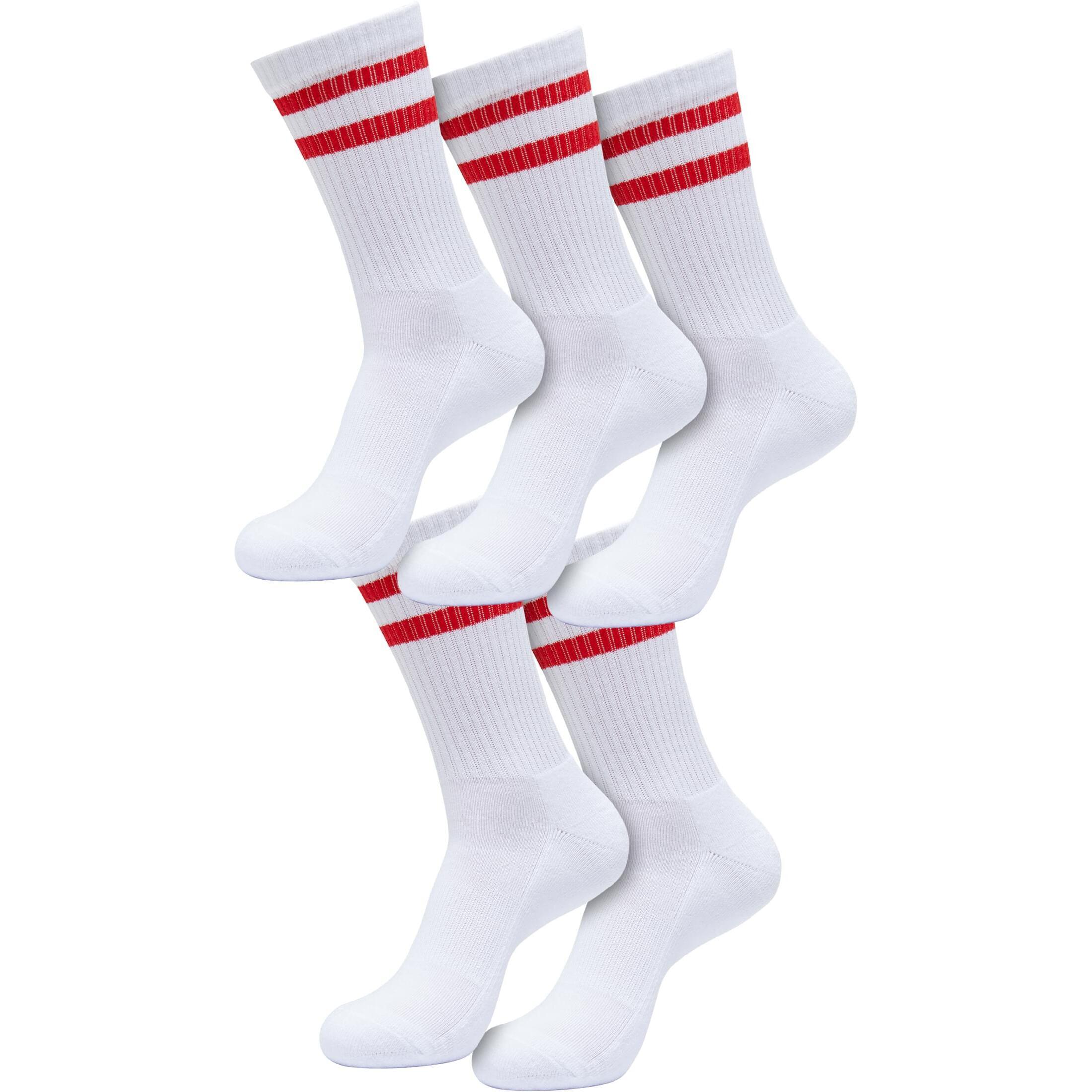 URBAN CLASSICS  doppelstreifen-socken (x5) 