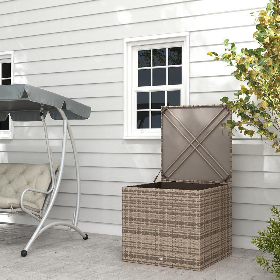 Outsunny Polyrattan Auflagenbox  