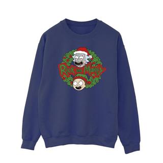 Rick And Morty Rick and Morty Weihnachtskranz Sweatshirt  