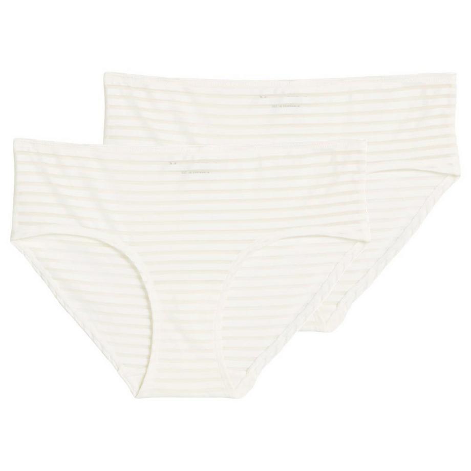 Second Skin Jacquard lot de 2  - culottes hipster