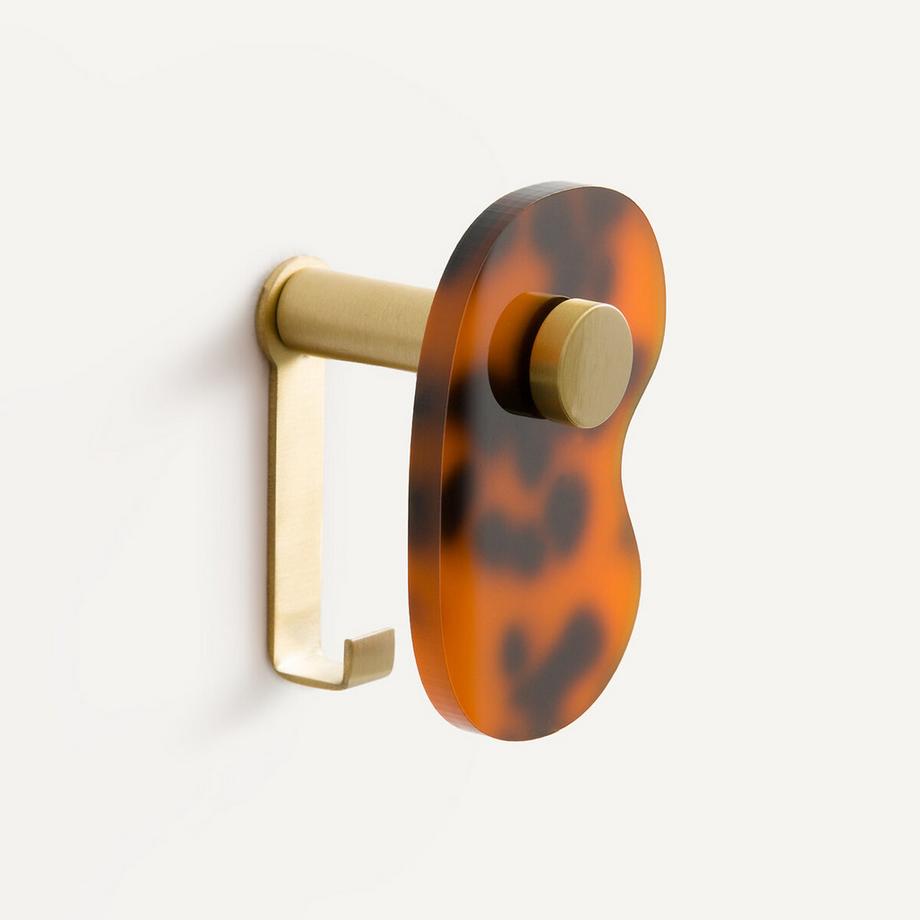 3er-Set Kleiderhaken Paula aus gefärbtem Acetat