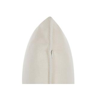 Beliani Dekokissen 2er Set aus Baumwolle Skandinavisch HELIOTROPE  