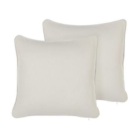 Beliani Lot de 2 coussins en Polyester Moderne HELIOTROPE  