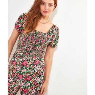 Joe Browns  Blumiger geraffter Jumpsuit mit weiten Beinen 