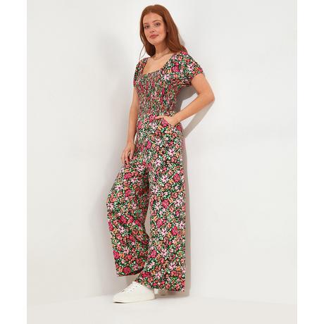 Joe Browns  Blumiger geraffter Jumpsuit mit weiten Beinen 