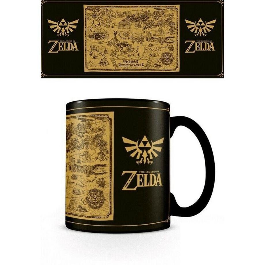 Legend Of Zelda Tasse Mit Farbwechsel, Karte  