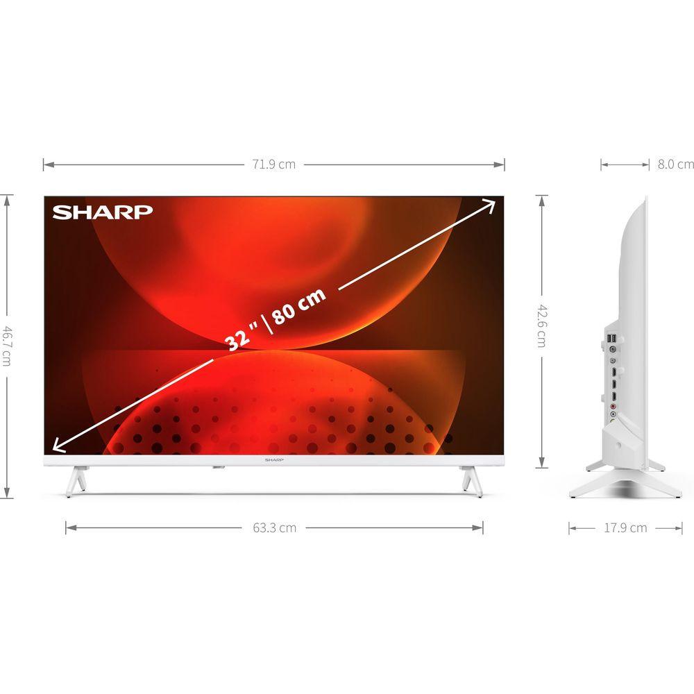 SHARP  TV 32FH2EAW 32, 1366 x 768 (WXGA), LED-LCD 