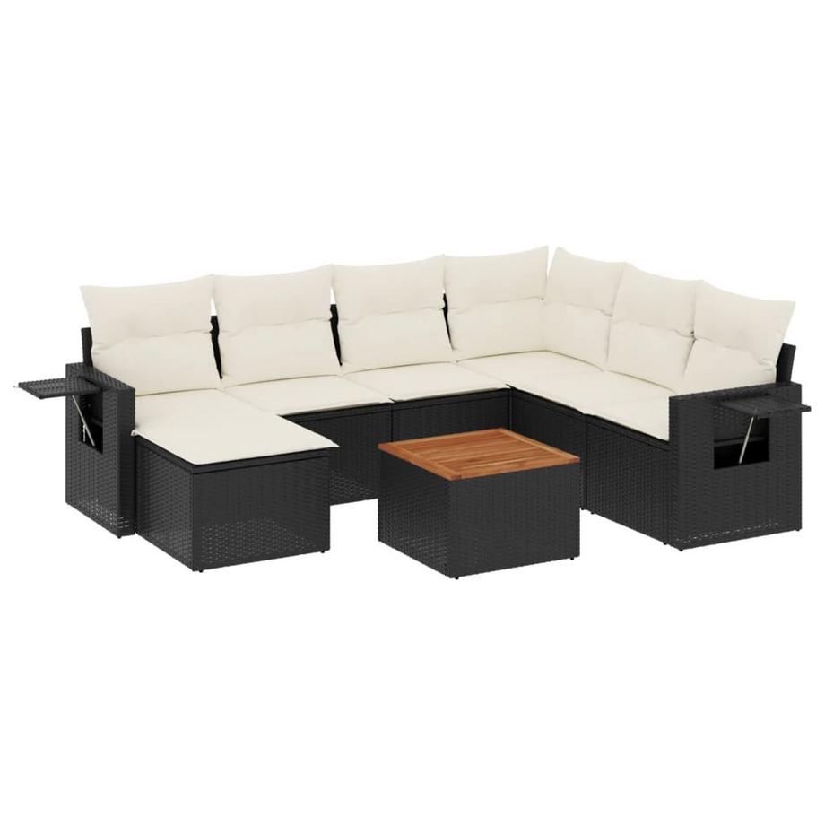 set divano da giardino Polirattan