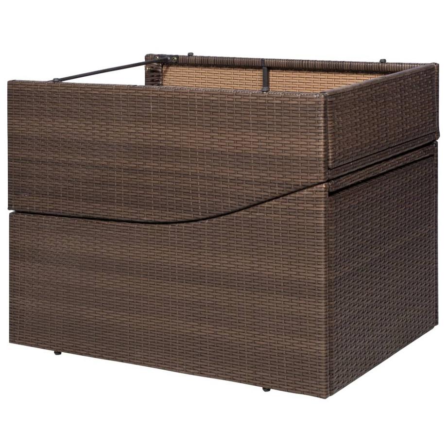 VidaXL Sonnenliege poly-rattan  