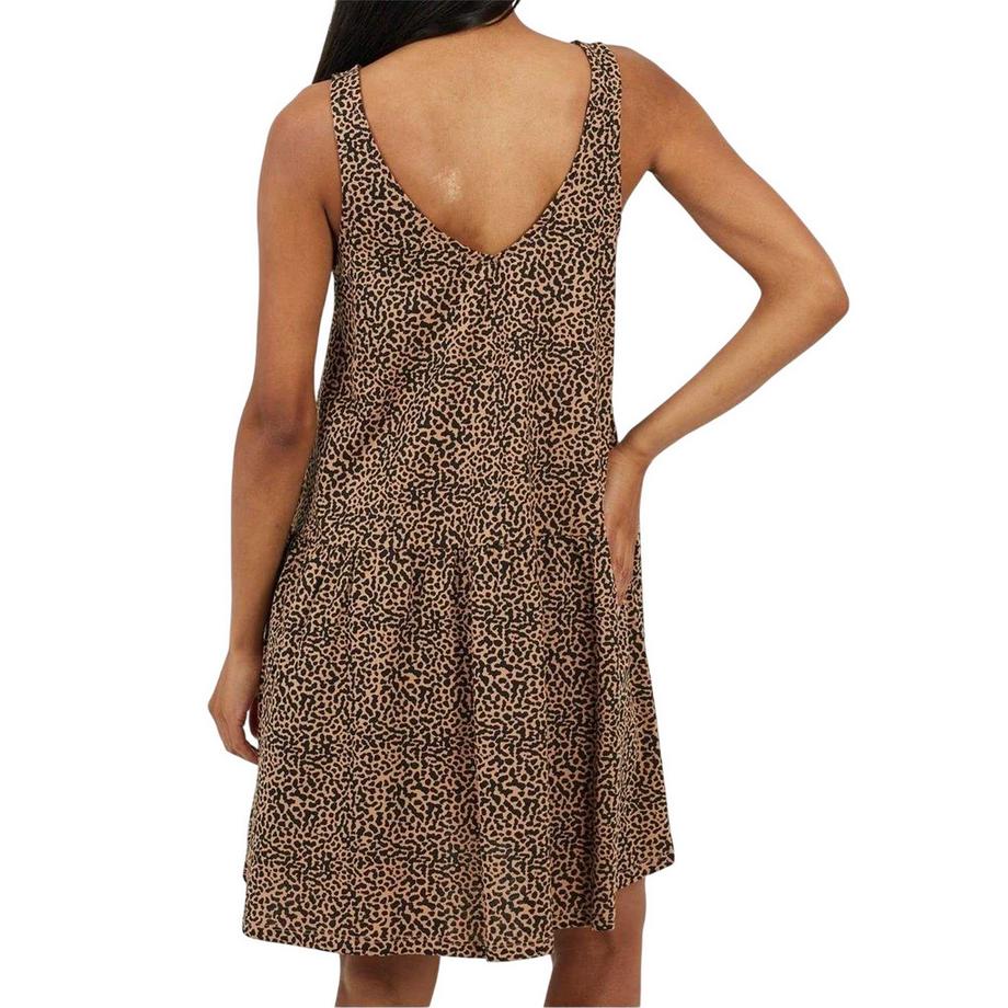 Brave Soul Robe Courte Sans Manches Motiftyle À Étages  