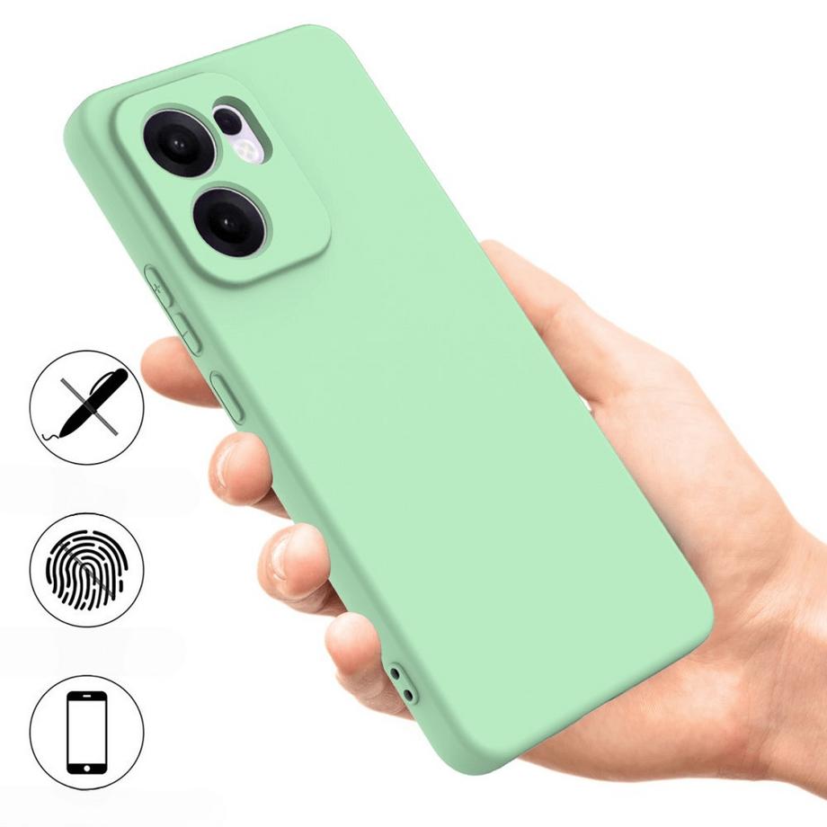Cover-Discount  OPPO Reno13 F - Silikon Gummi Hülle mit Riemen 