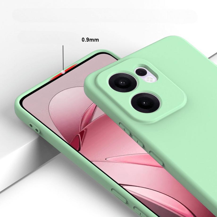 Cover-Discount  OPPO Reno13 F - Silikon Gummi Hülle mit Riemen 