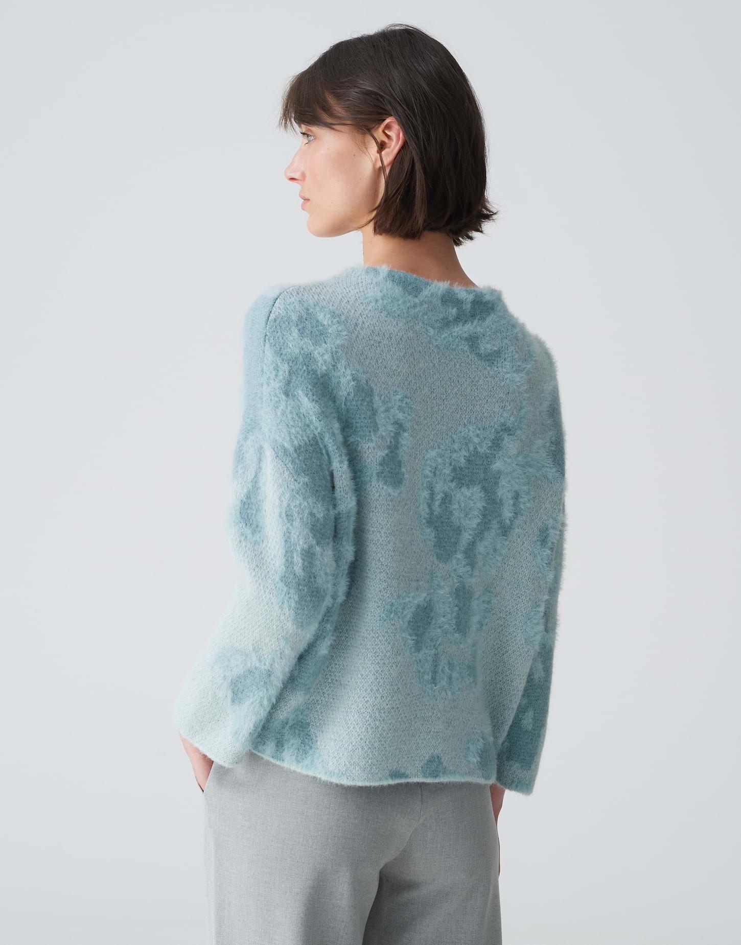 OPUS  Pull en tricot Plumi Forme en O 