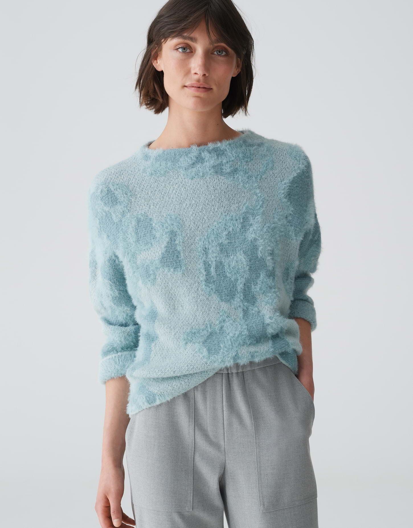 OPUS  Pull en tricot Plumi Forme en O 