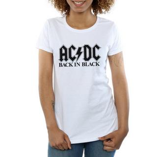 AC/DC  Tshirt BACK IN BLACK LOGO 
