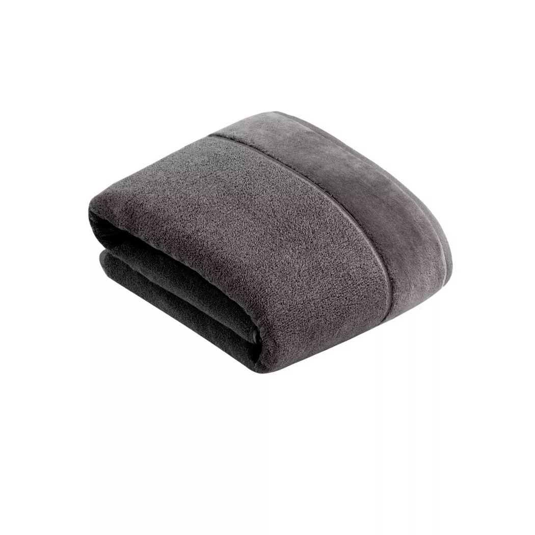 Vossen Badetuch "Pure" Baumwolle & VEGAN, mit eleganter Veloursbordüre