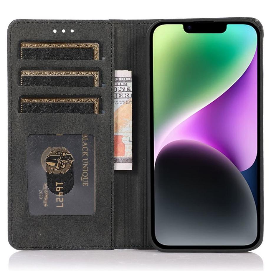 Cover-Discount  iPhone 15 - Vintage Flip Case Hülle 