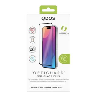 Qdos  Folie iPhone 15 + OptiGuard Eco Glass + 