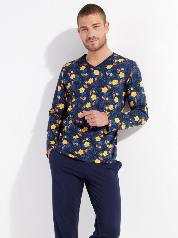 HOM Lucky Pyjama mit Blumenmuster  