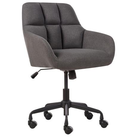 Beliani Sedia da scrivania en Tessuto Industriale PALMDALE  