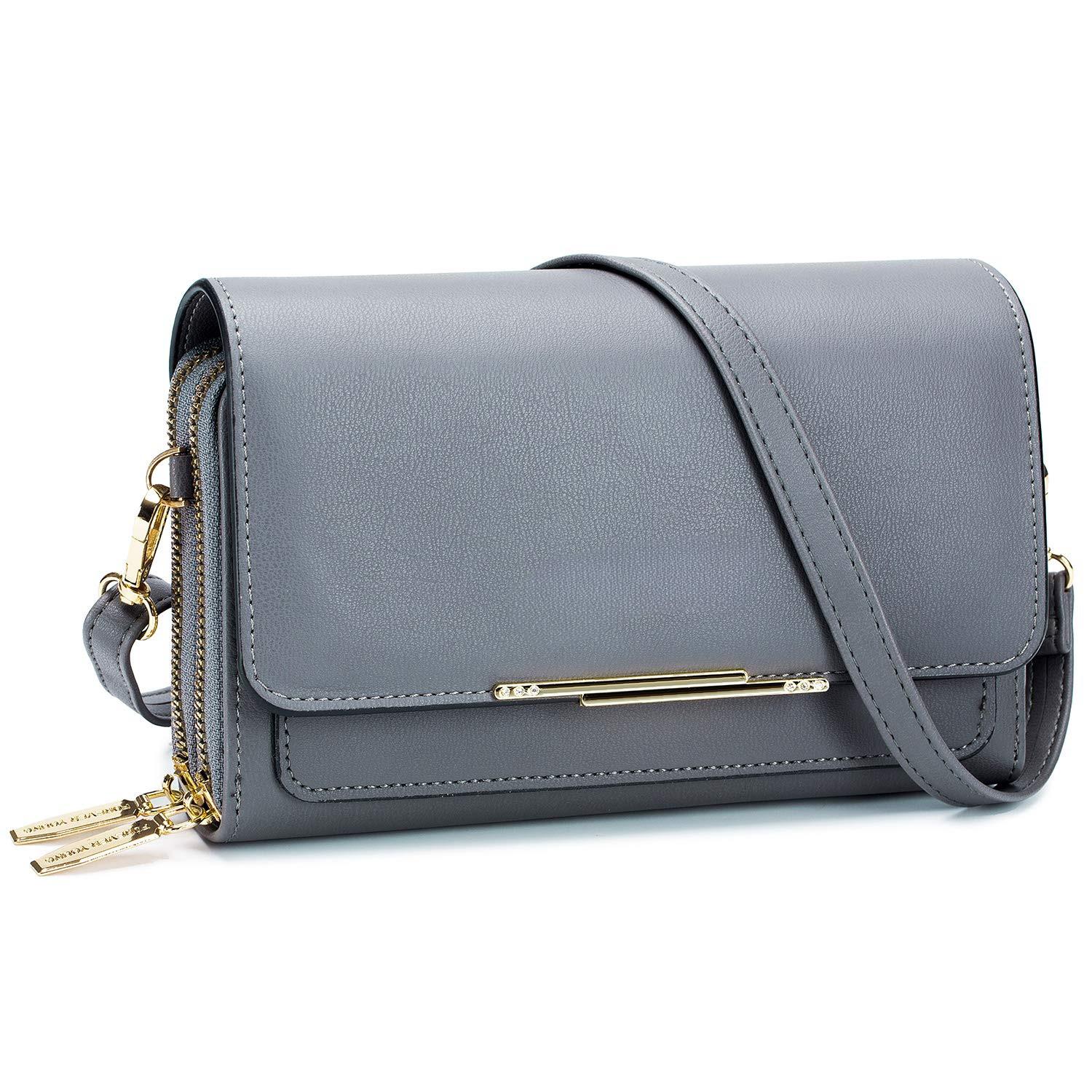 Only-bags.store PU Leder Crossbody Umhängetasche Passport Handytasche mit Kartenschlitz Verstellbarer abnehmbarer Schulterriemen PU Leder Crossbody Umhängetasche Passport Handytasche mit Kartenschlitz Verstellbarer abnehmbarer Schulterriemen 