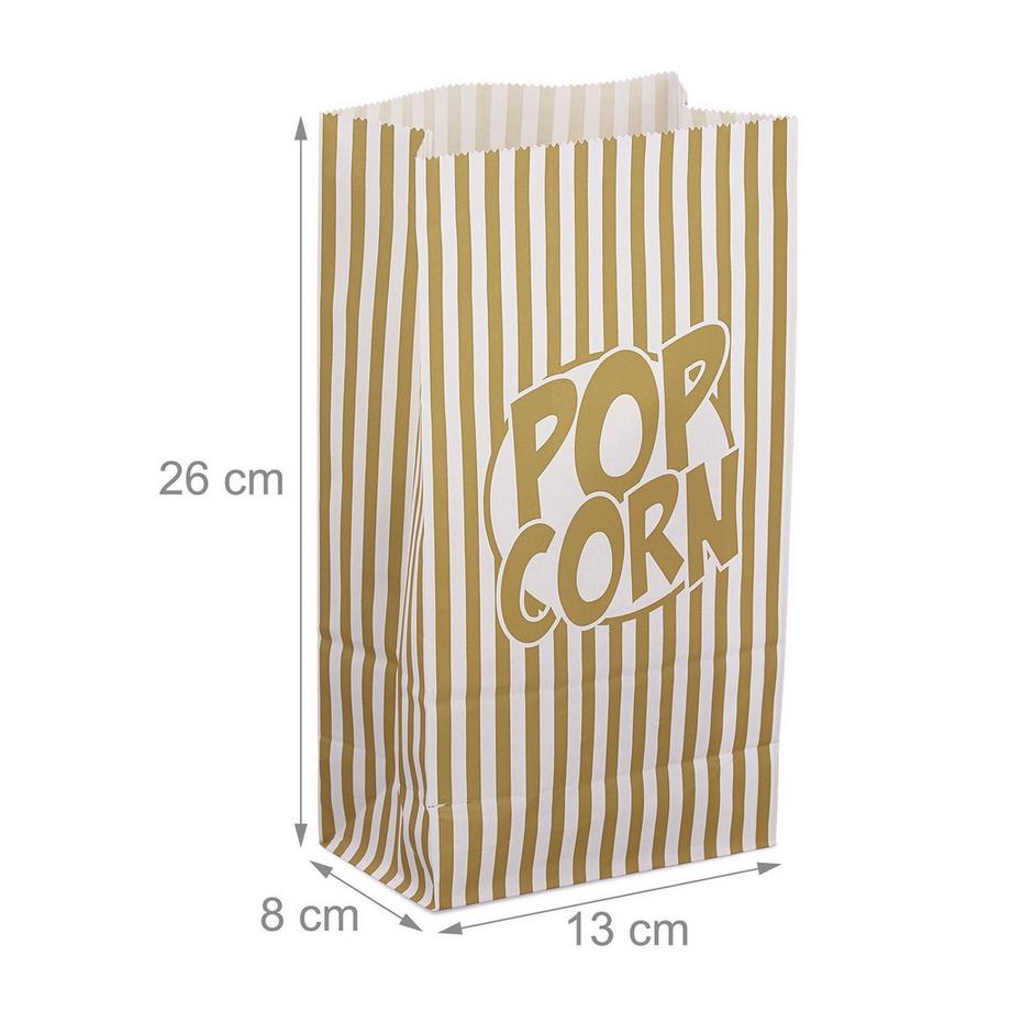 Northix  Retro-Popcorntüte, 144 Stück 