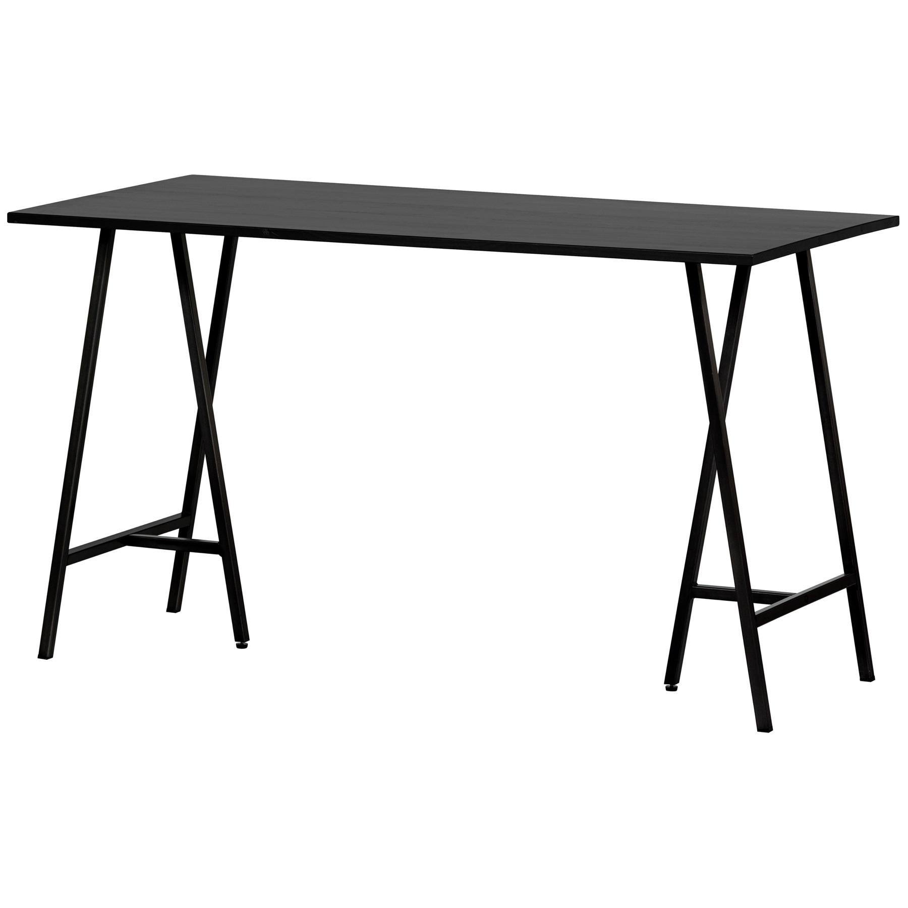 mutoni Bureau Tino pin noir mat 130x62  