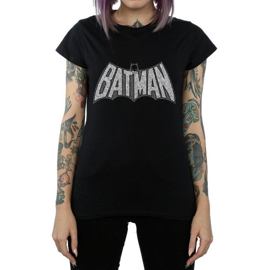 DC COMICS Batman Logo Glitter T-Shirt  