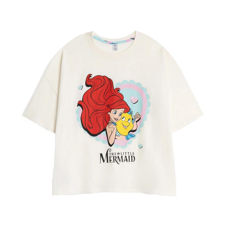 The Little Mermaid Schlafanzug Mit Langer Hose, Kurzärmlig  