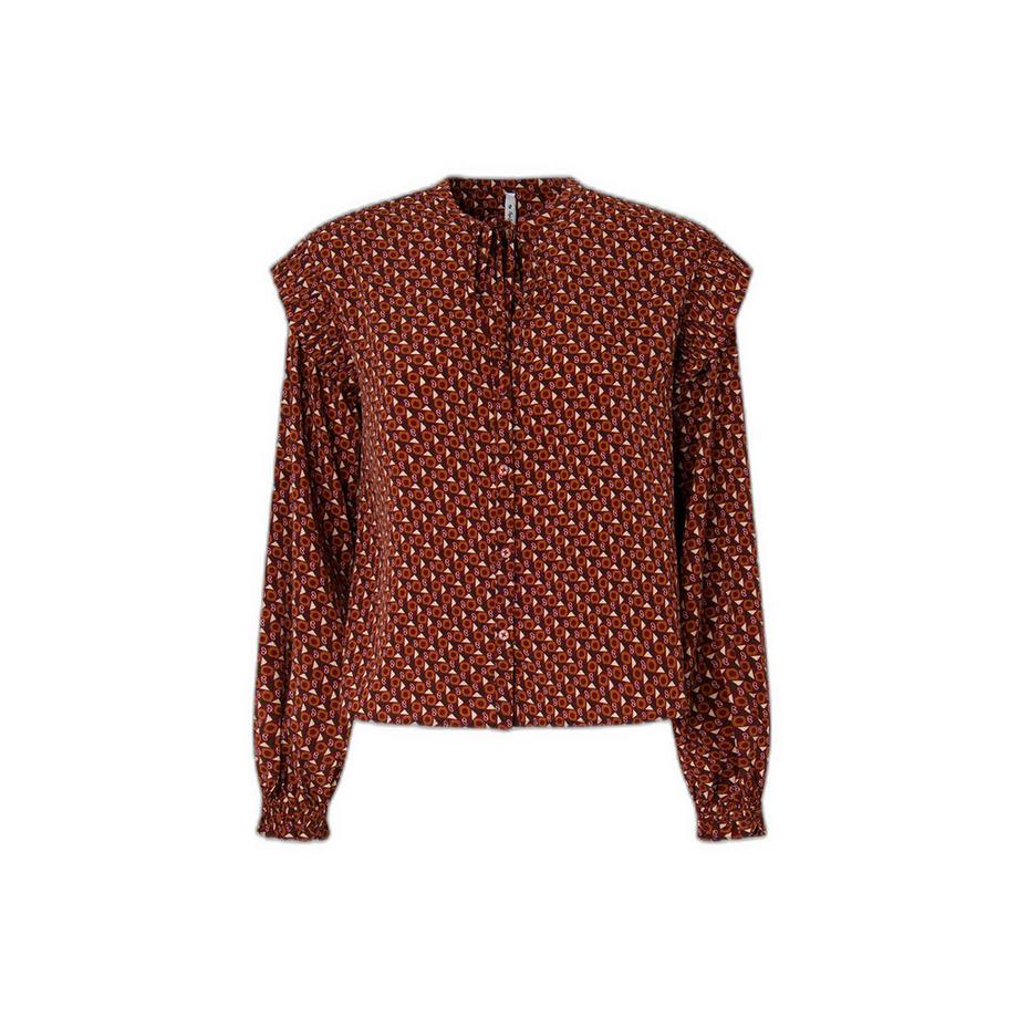 Pepe Jeans London Kitty Blusa Geometrica Maniche Lunghe  