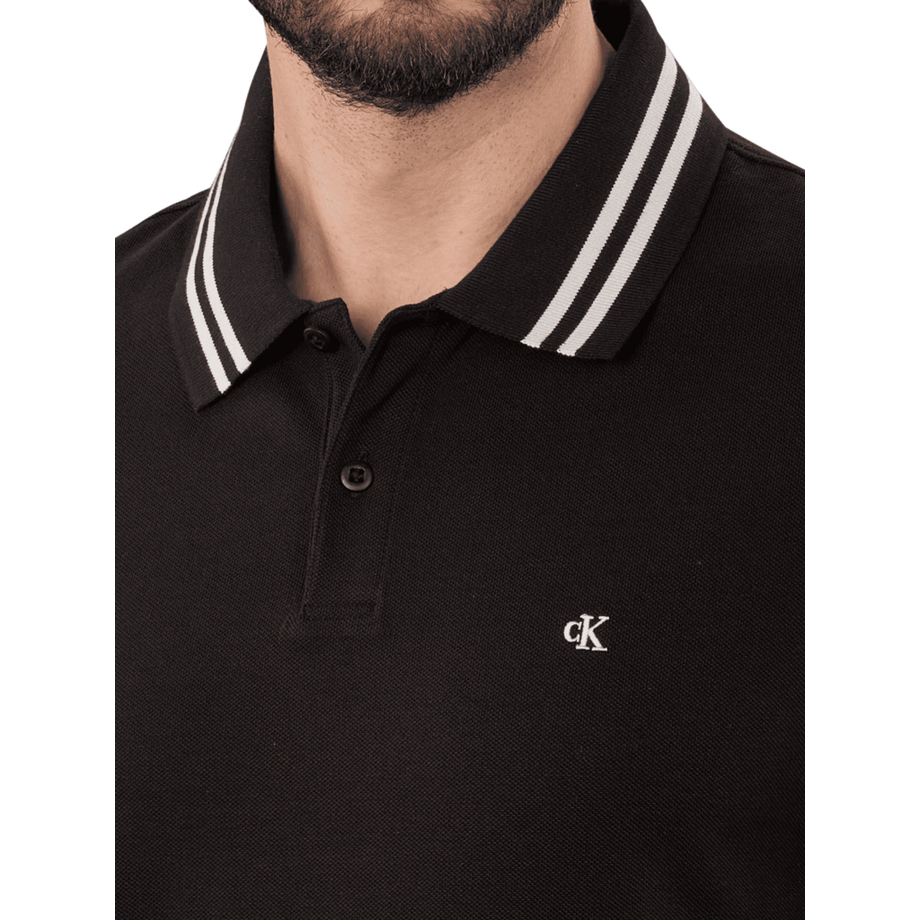 Calvin Klein Polo à col rayé  