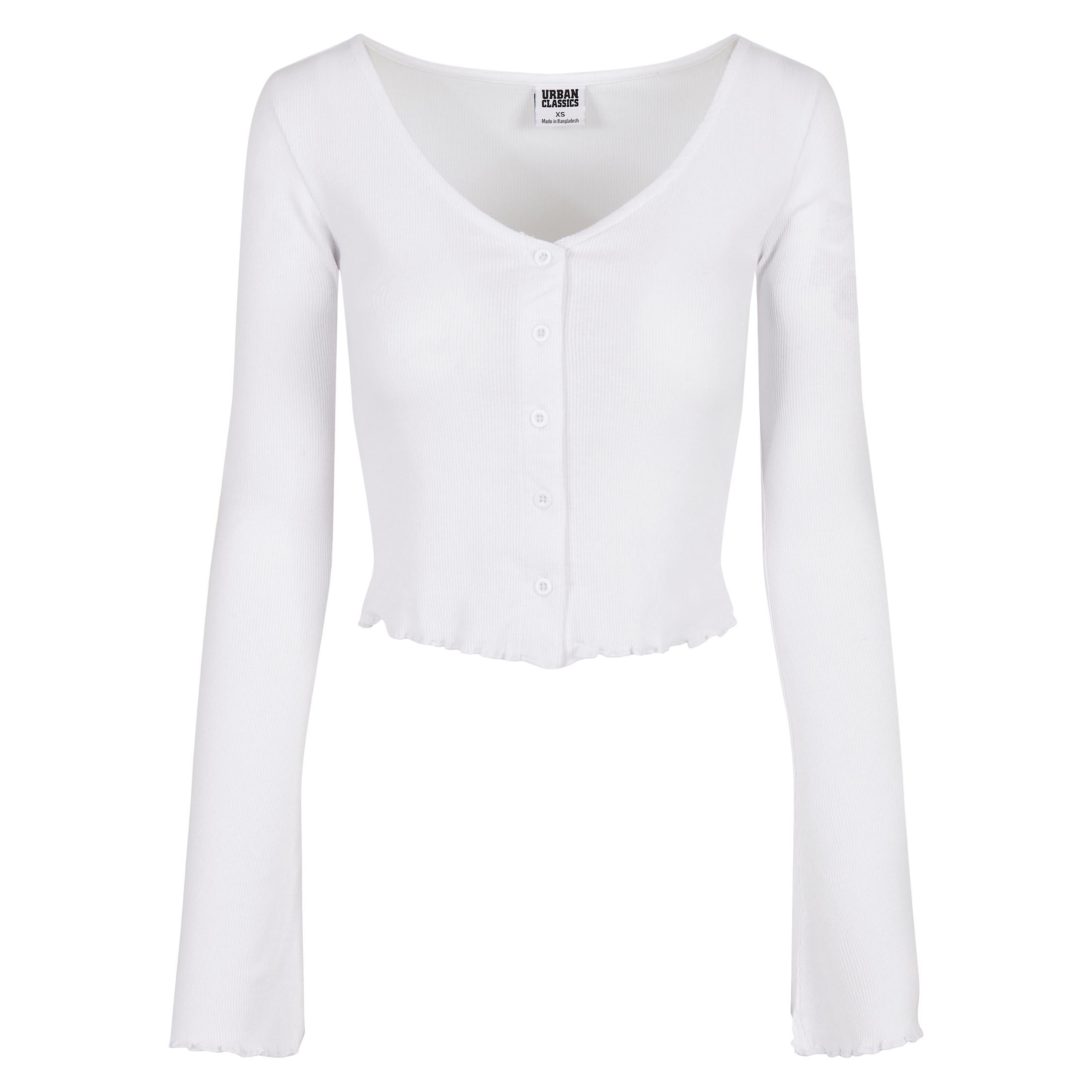 URBAN CLASSICS  Cardigan femme grandes tailles  cropped rib 