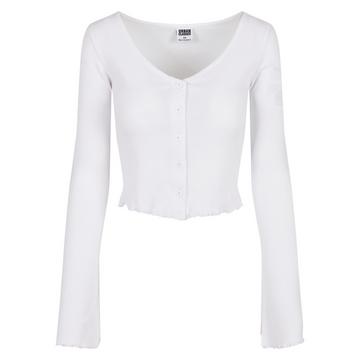 Cardigan femme grandes tailles  cropped rib