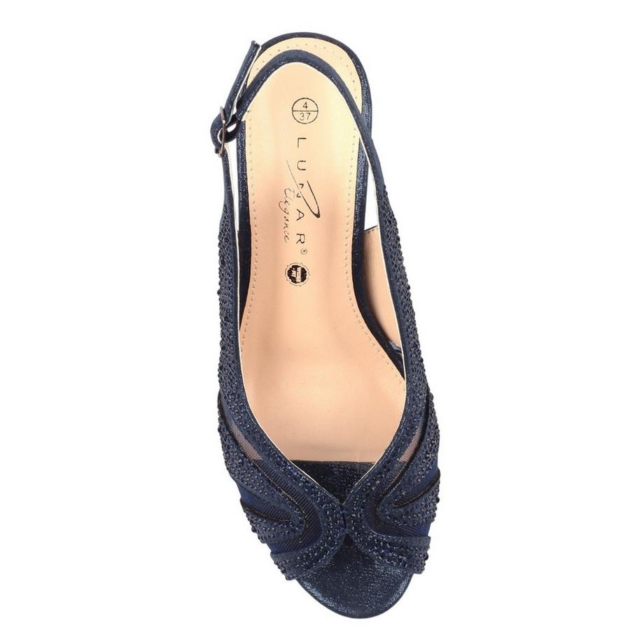 Lunar Nancy Slingback Schuhe Mittelhoher Absatz  