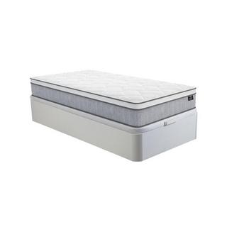 Ysmée Ensemble 90 x 190 cm sommier coffre blanc + matelas ressorts ensachés ép.22cm - SERENITE de YSMÉE  