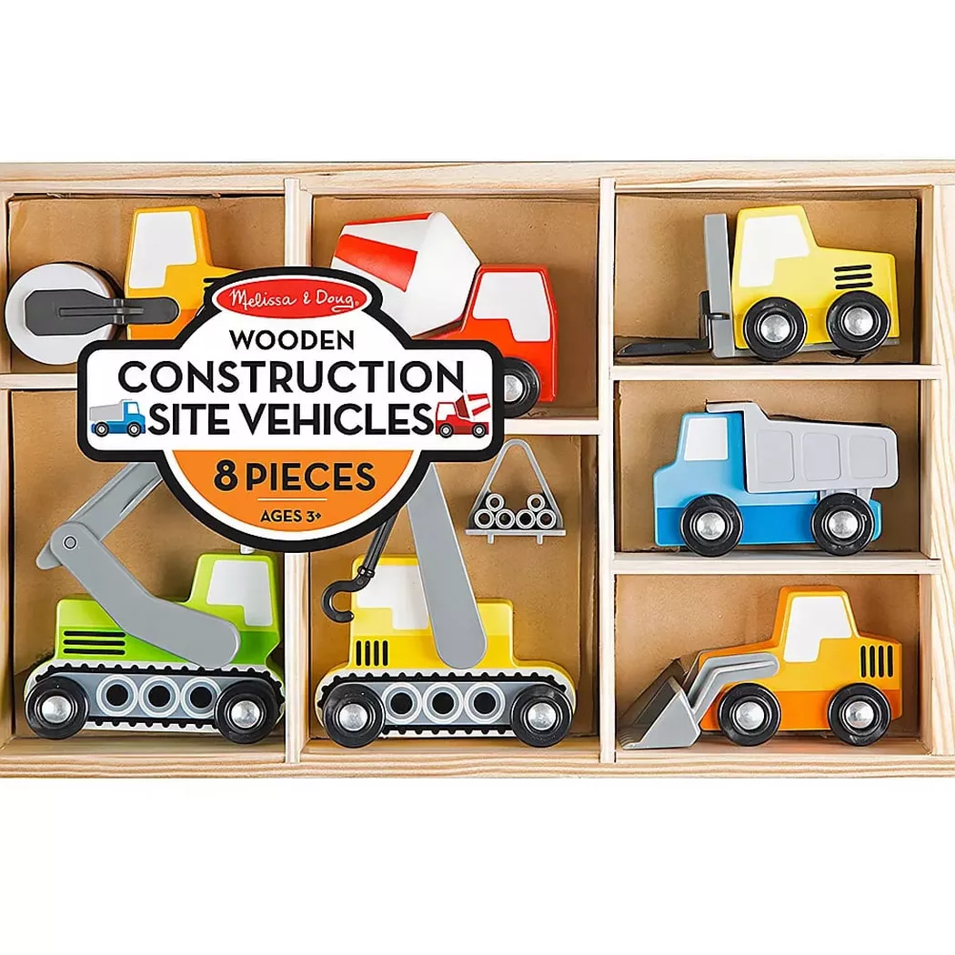 Melissa & Doug - Baustellen Fahrzeuge (7Teile)
