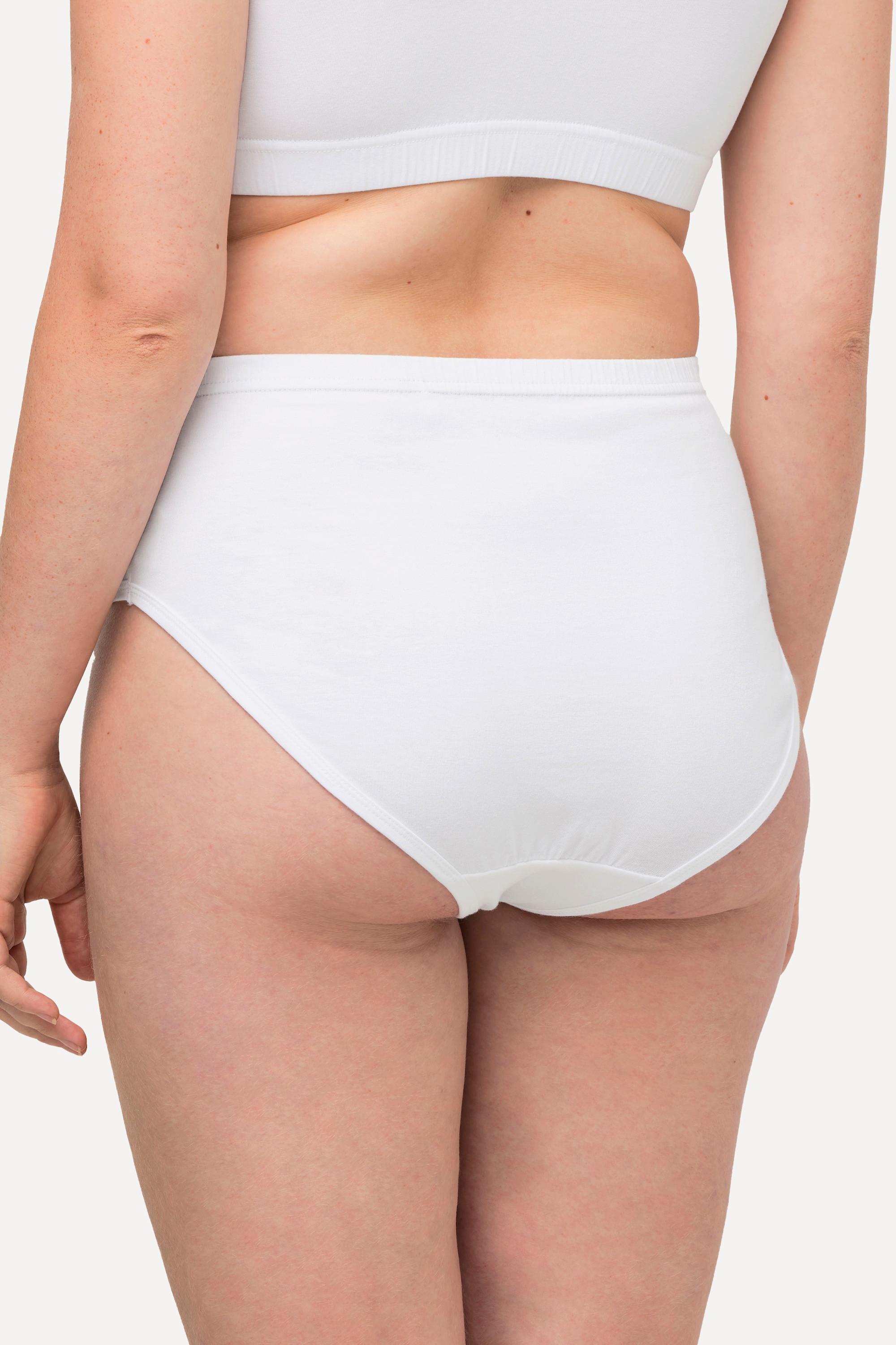 Ulla Popken Lot de 2 Culottes Unies Coton Bio  