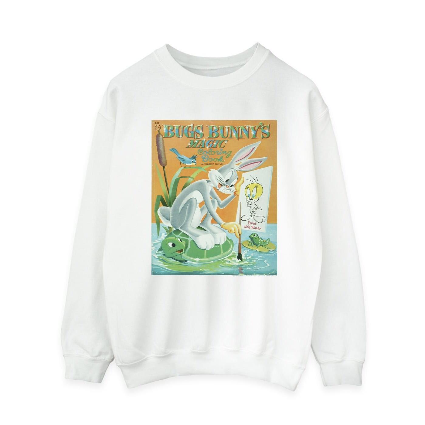 LOONEY TUNES  Bugs Bunny Colouring Book Sweatshirt 