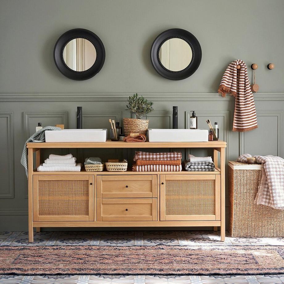 La Redoute Intérieurs Serviette rayée éponge 500 g  