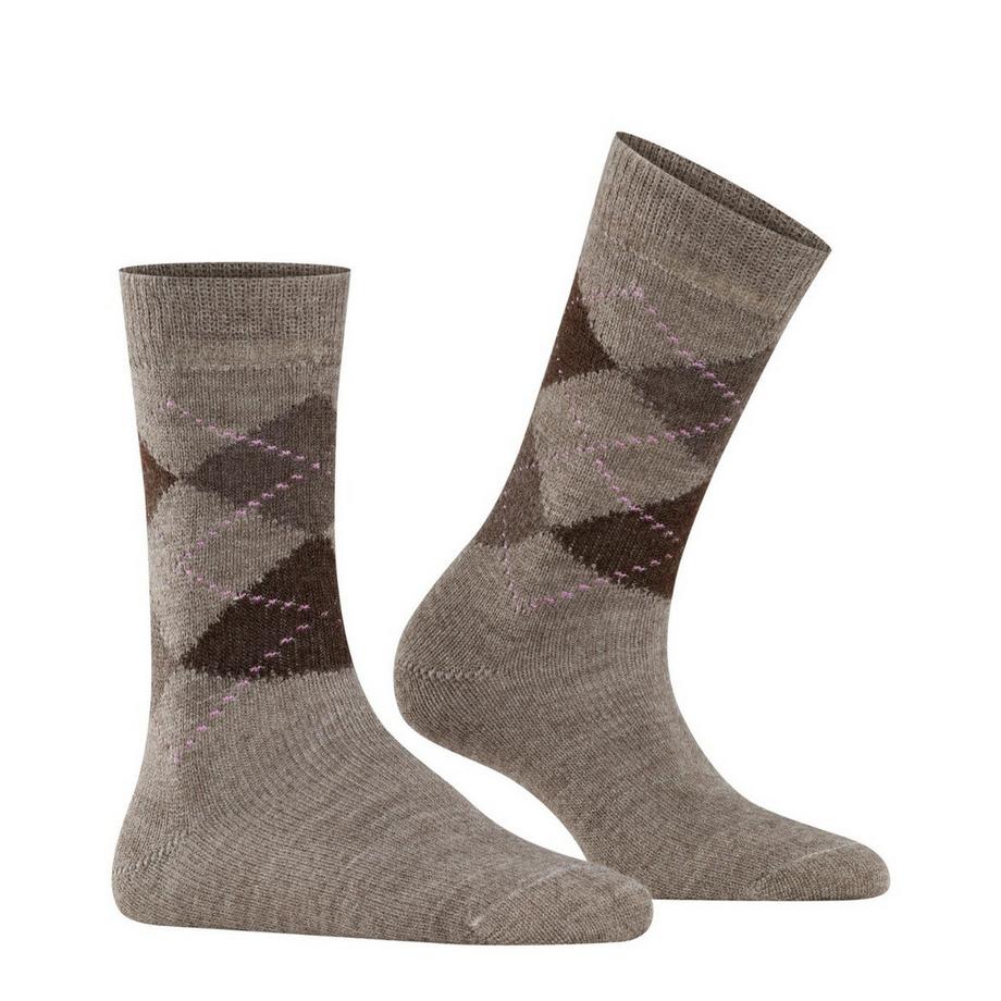 Burlington Whitby Rautenmuster Socken  