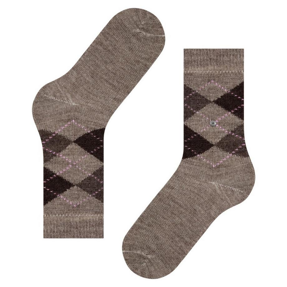 Burlington Whitby Rautenmuster Socken  