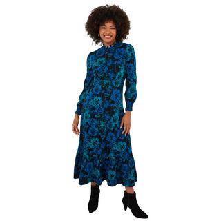 Joe Browns  PETITE Robe Midi Florale Rétro Col Montant 