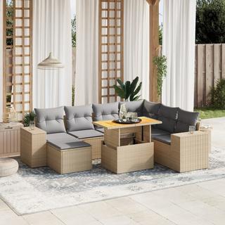 VidaXL Garten sofagarnitur poly-rattan  