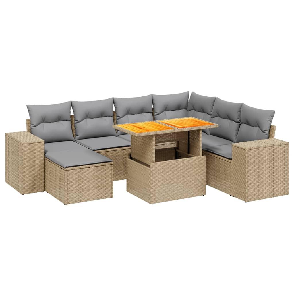 VidaXL Garten sofagarnitur poly-rattan  