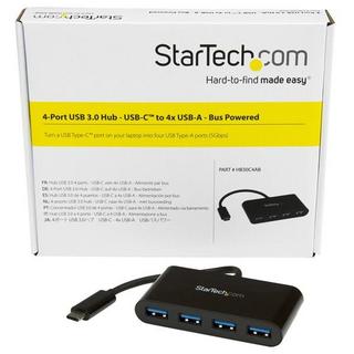 STARTECH  4PT USB 3.0 HUB USB-C TO USB-A 