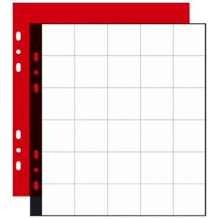 Exacompta Packung mit 3 Stück Münzenhüllen mit 30 Fächern mit Ø30mm, 24,5x25cm - x 5  